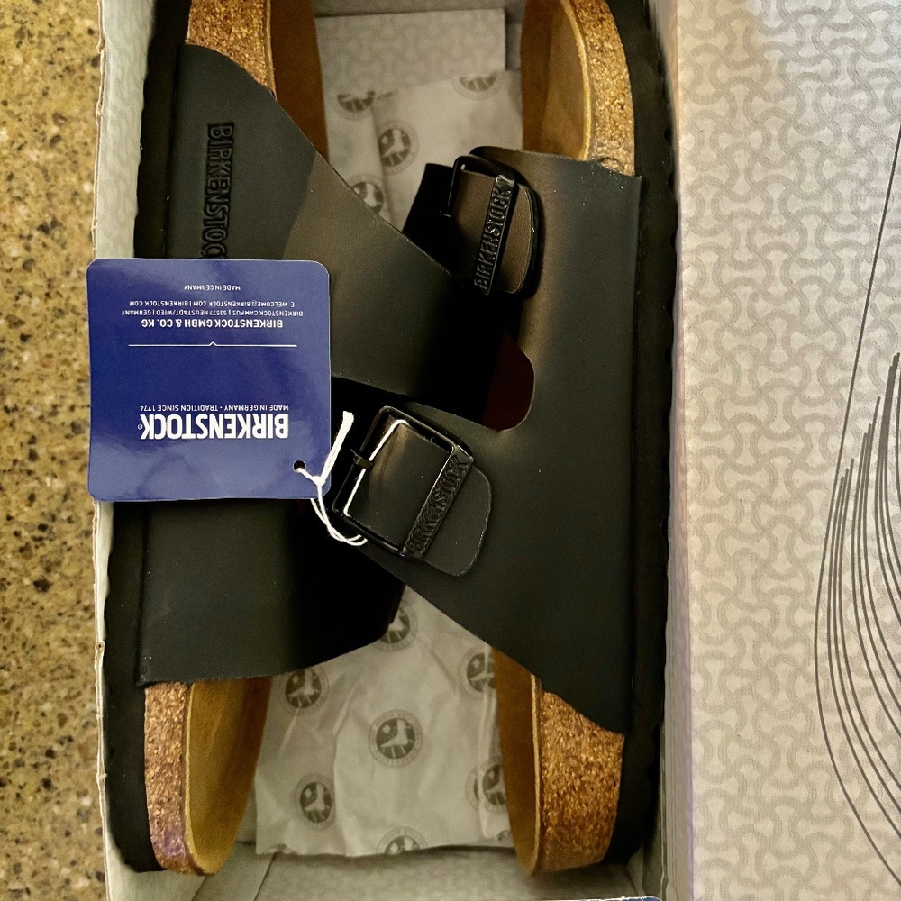 Birkenstock Arizona 2-strap sandal, black